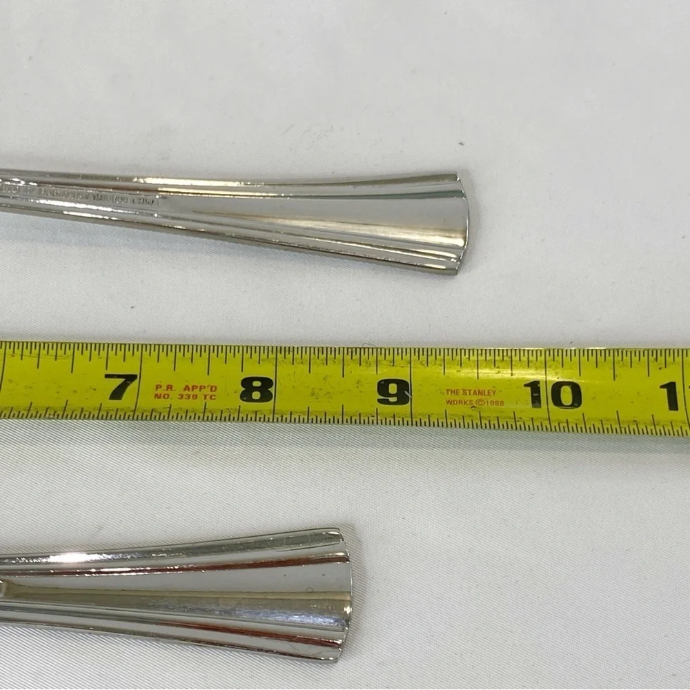 Reed & Barton Brookshire Stainless Steel Slotted Serving Spoon And Berry Spoon